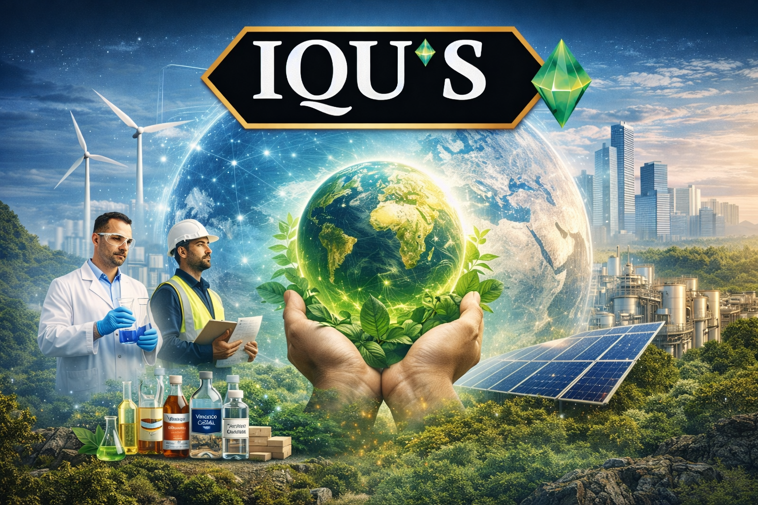 futuro sostenible con tecnología y naturaleza