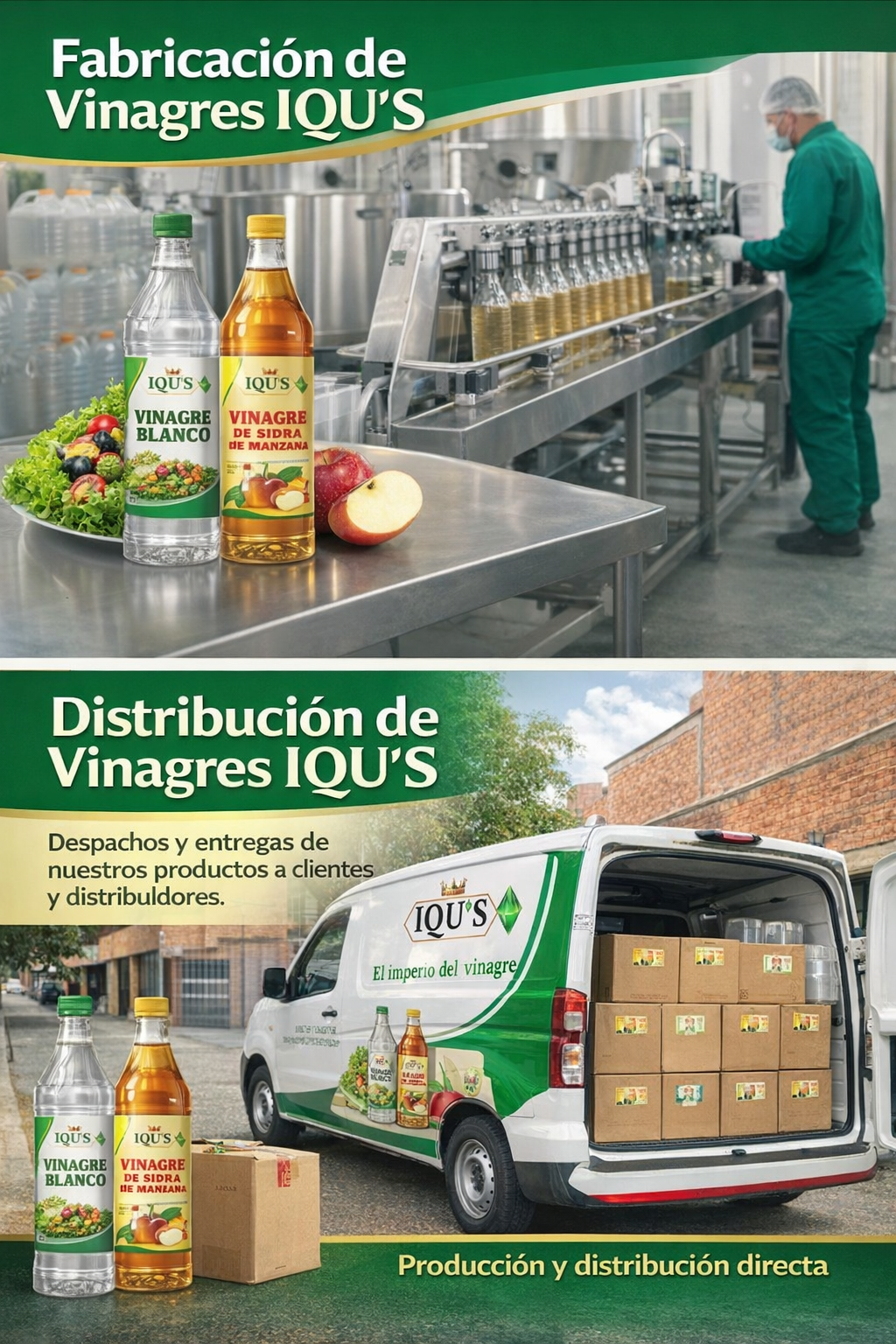 producción y distribución de vinagres iqu's